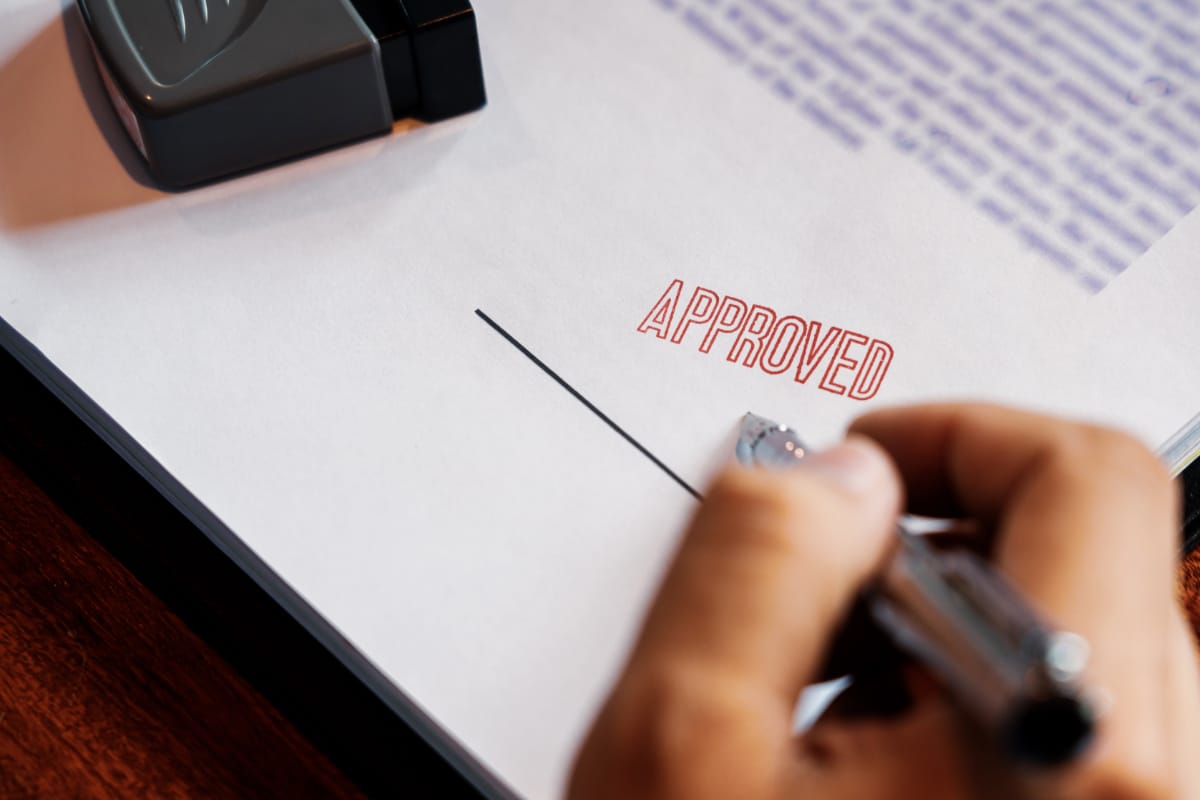 adobe-approved Image of stamp of approval